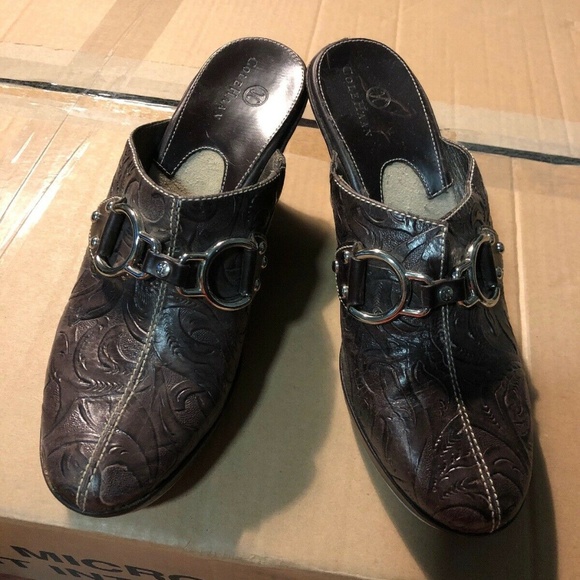 cole haan black mules